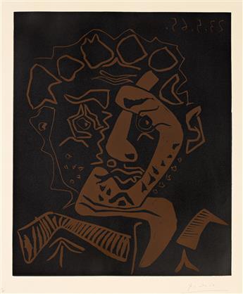 PABLO PICASSO (1881 - 1973) Tête d'Histrion (Le Danseur).                                                                                        